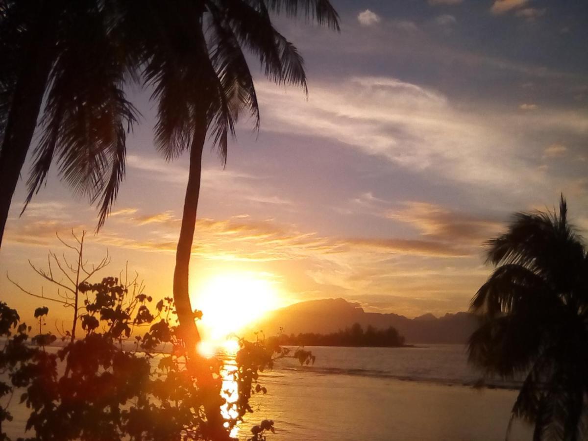 Bungalow Vue Lagon 180 Degre, La Maison Bleue Moorea Dış mekan fotoğraf