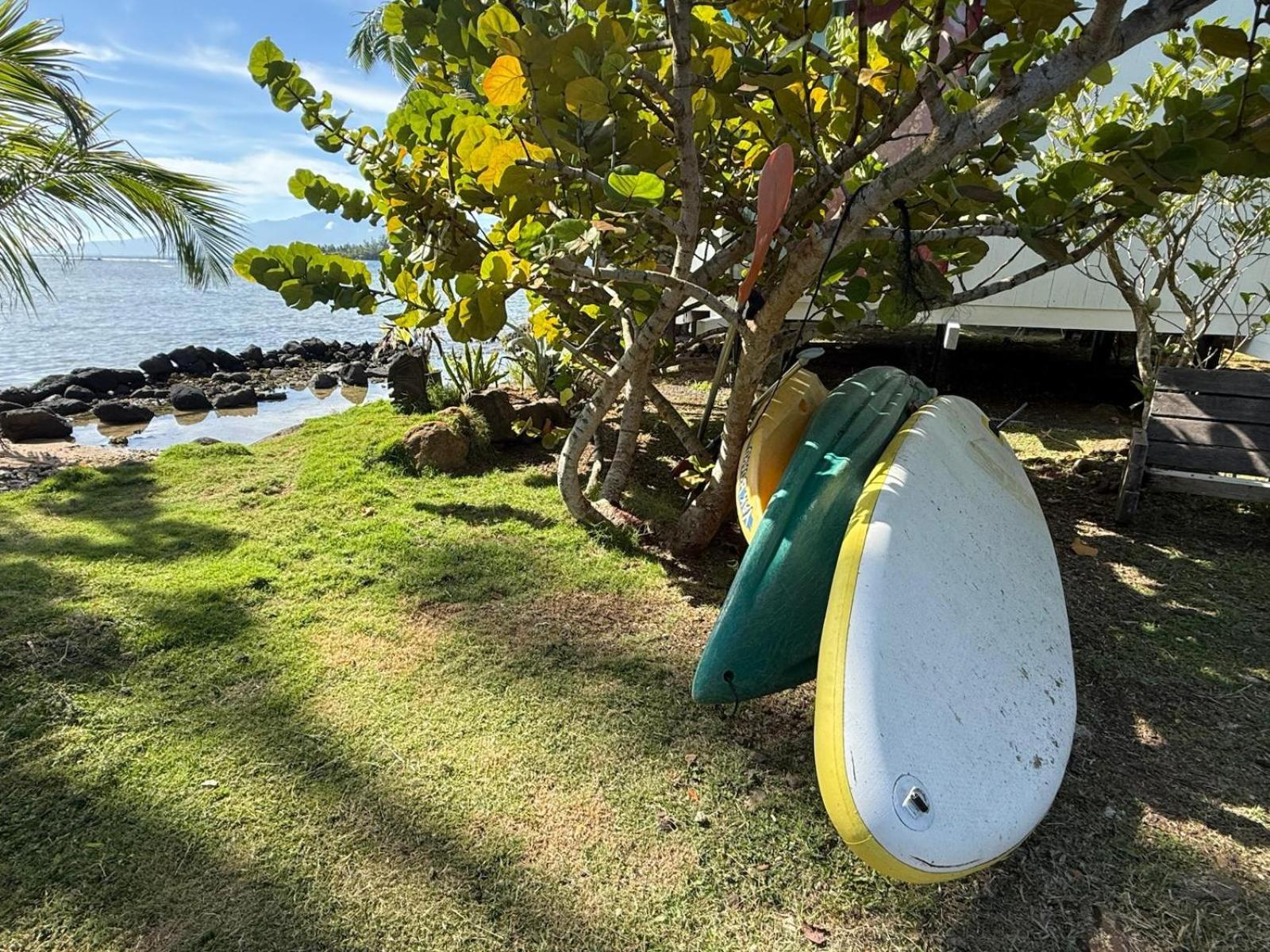 Bungalow Vue Lagon 180 Degre, La Maison Bleue Moorea Dış mekan fotoğraf