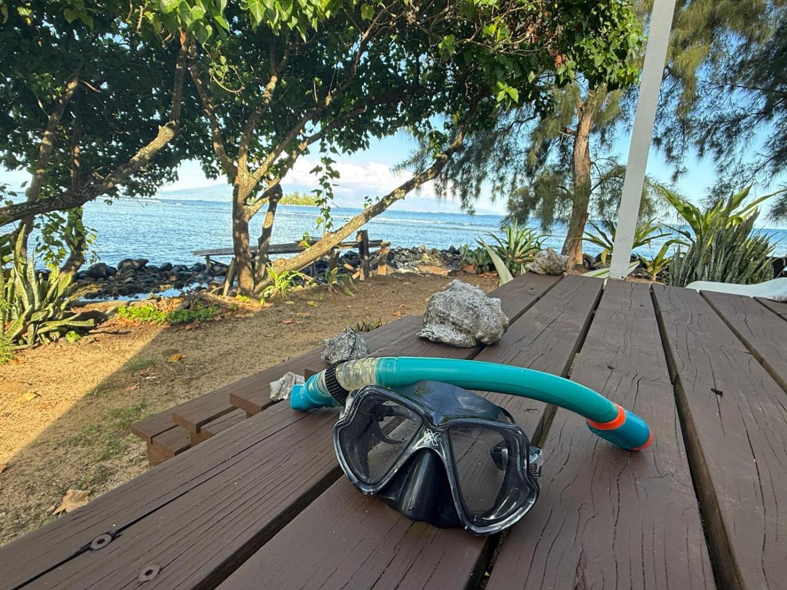 Bungalow Vue Lagon 180 Degre, La Maison Bleue Moorea Dış mekan fotoğraf
